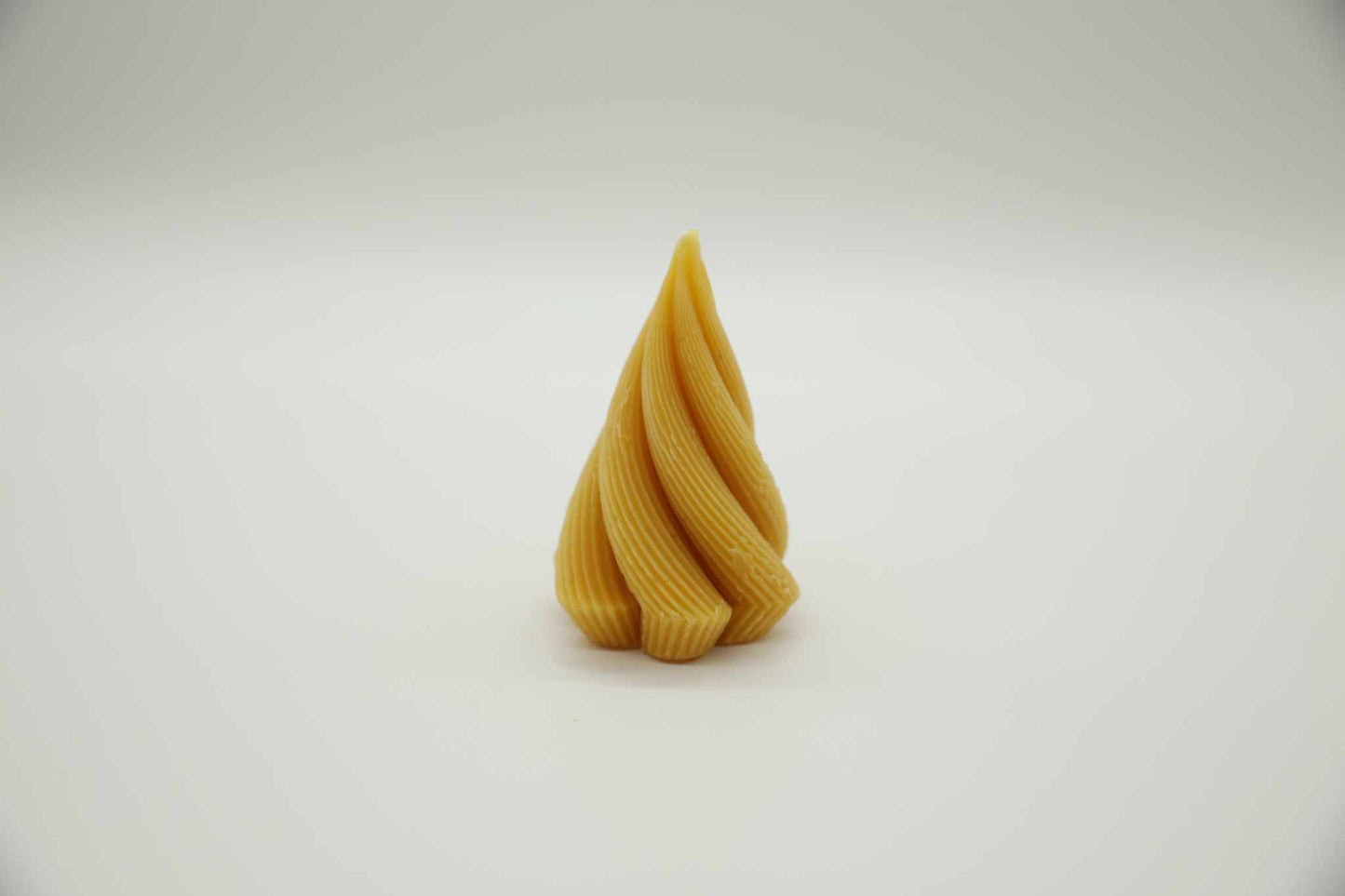 Beeswax Candle Swirl Large