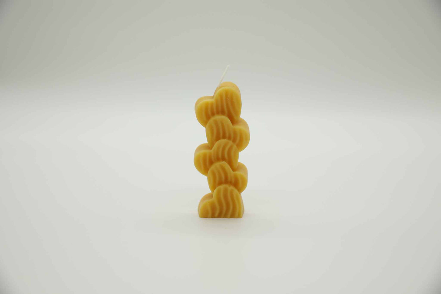 Beeswax Candle Hearts