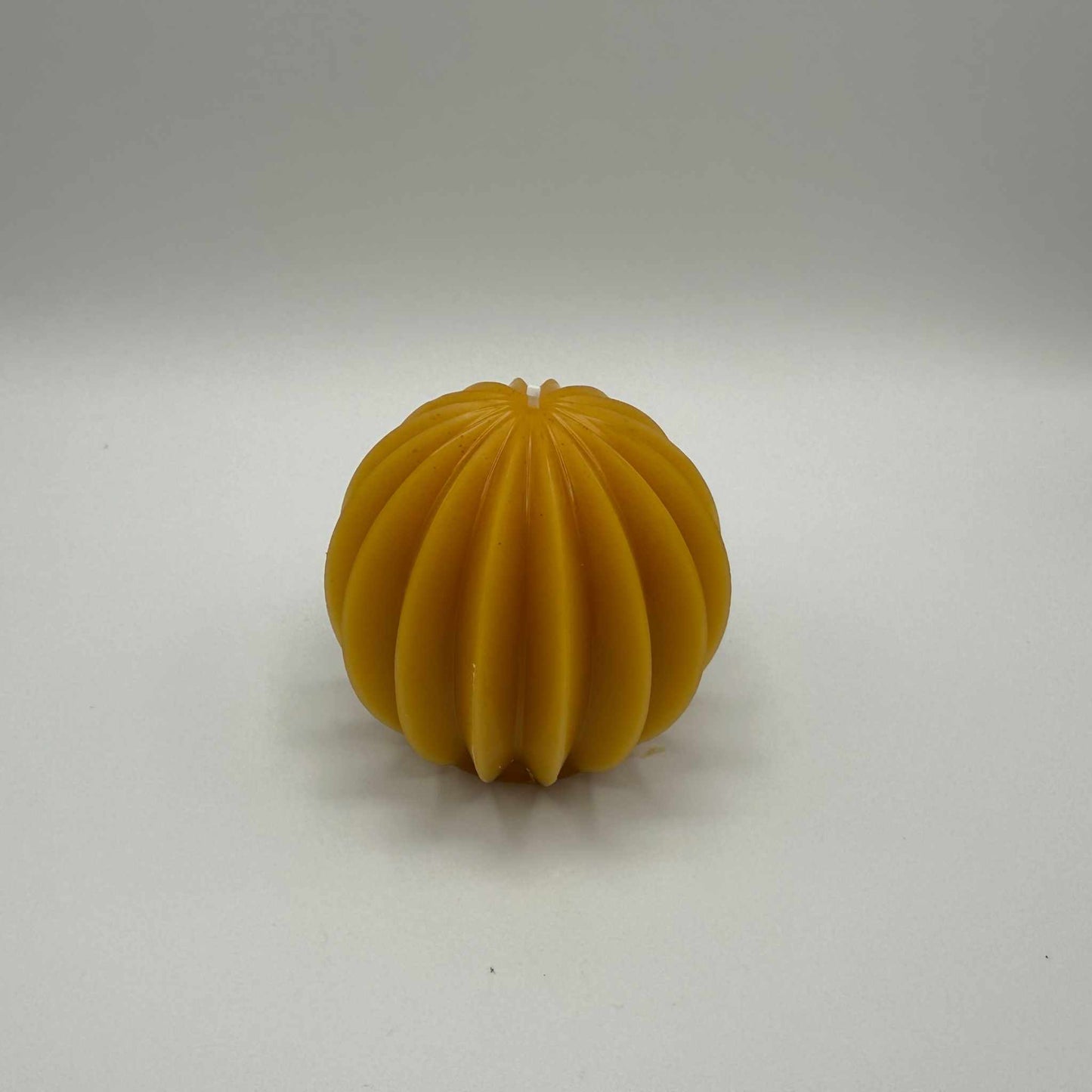 Beeswax Candle Carved Sphere