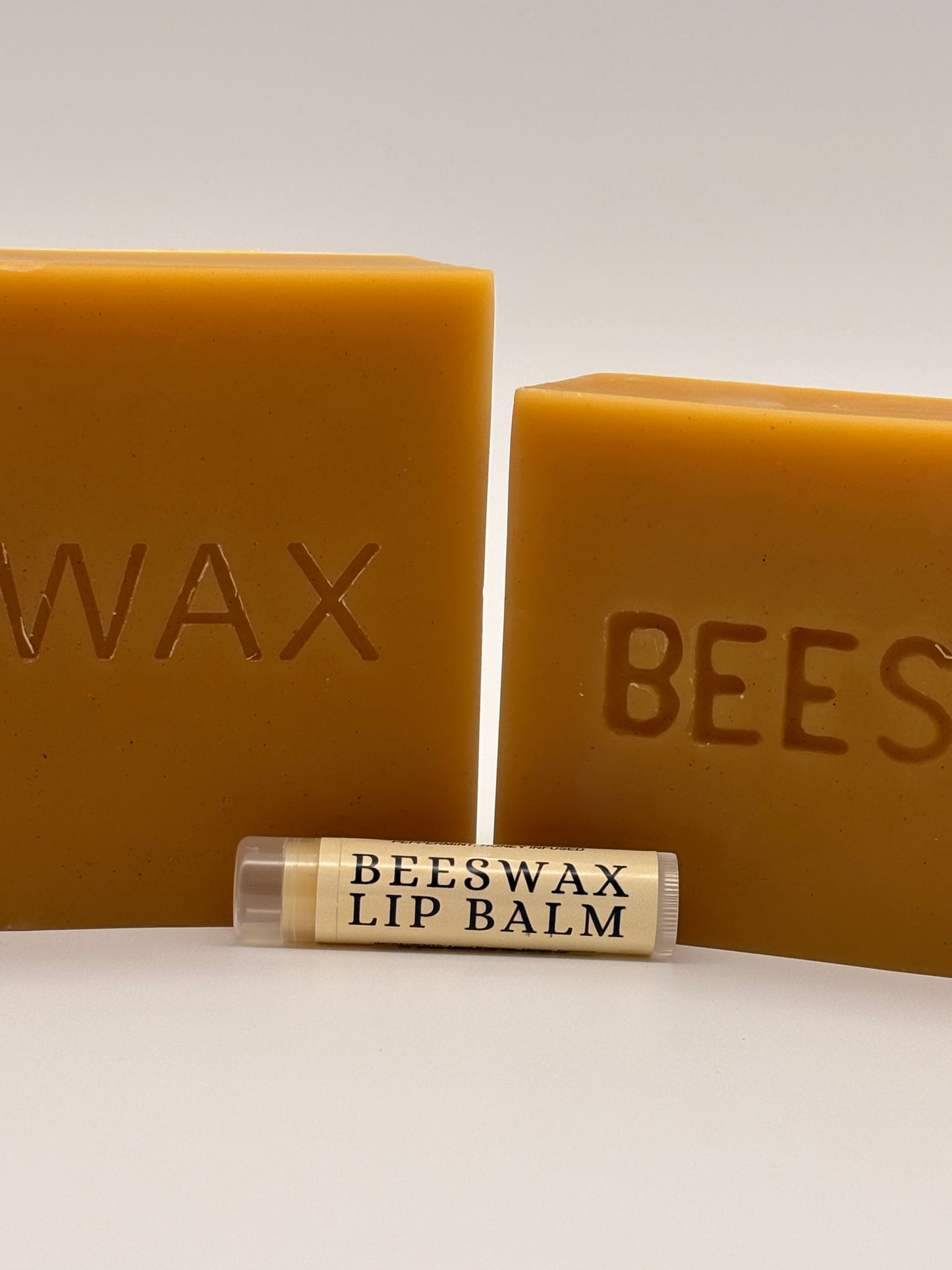 Handmade Peppermint Beeswax Lip Balm | Honey Infused | Beeline Organic