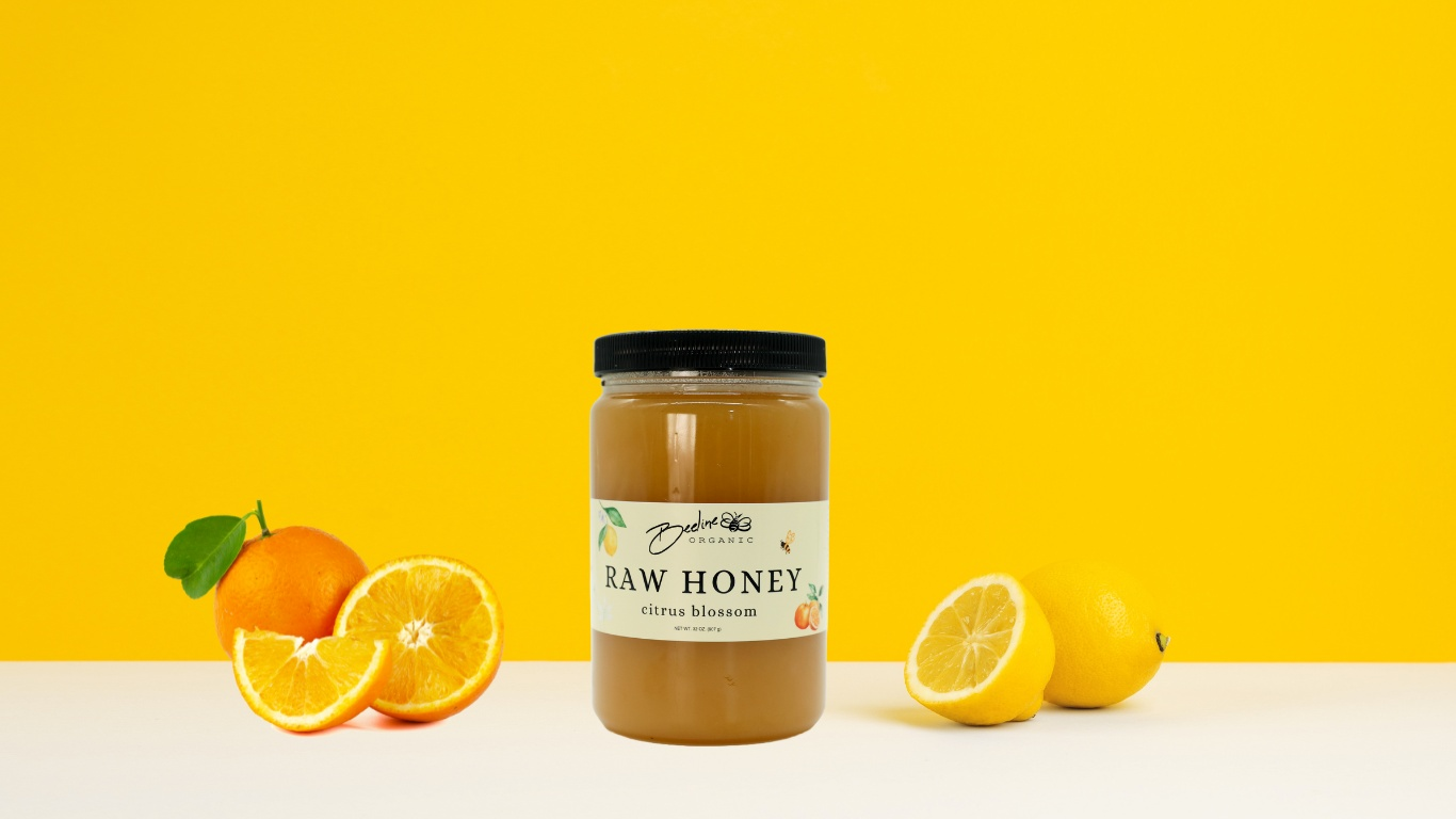 Raw Honey Jar Citrus Blossom 32oz.