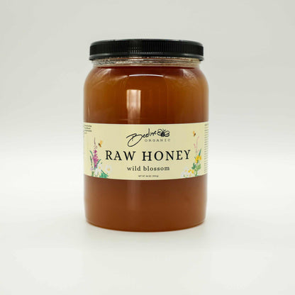 Wild Blossom Raw Honey Jar 64oz.