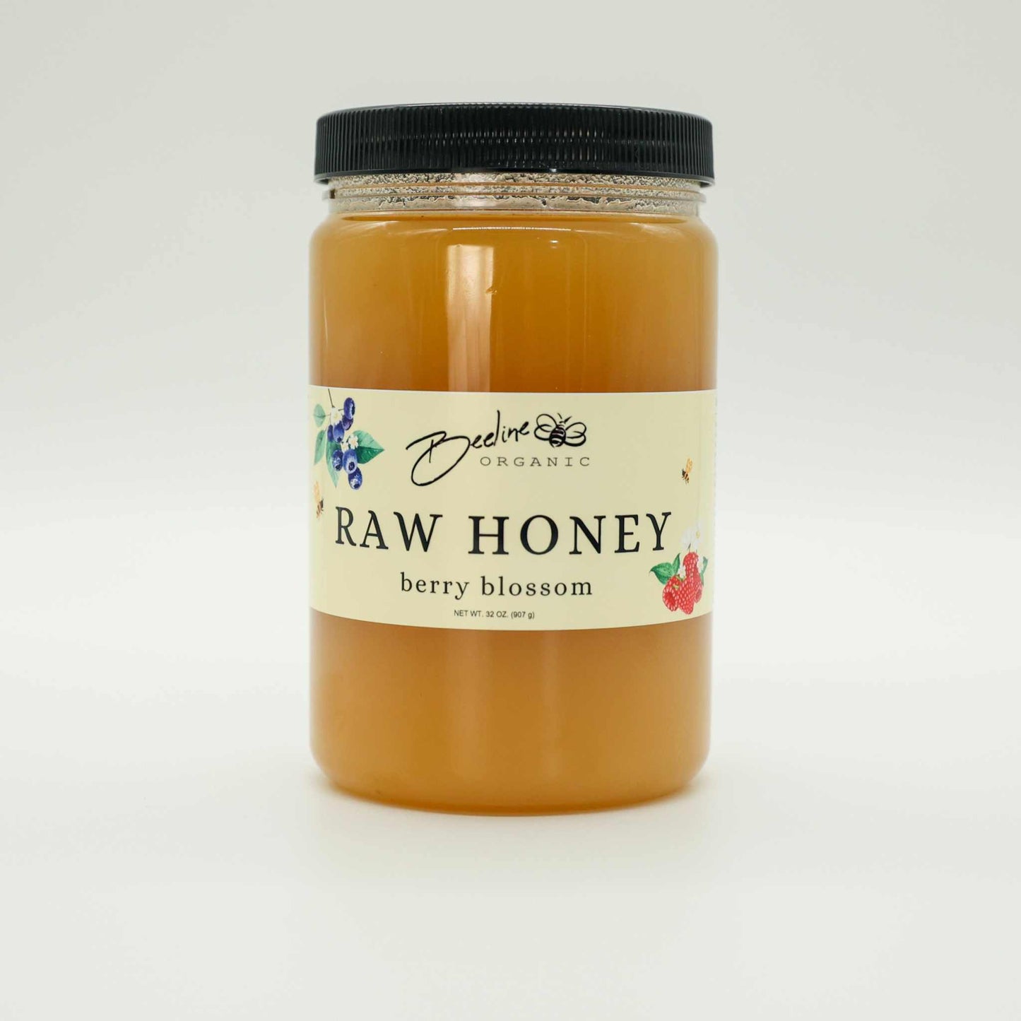 Berry Blossom Raw Honey Jar 32oz.