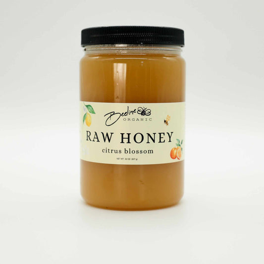 Citrus Blossom Raw Honey Jar 32oz.