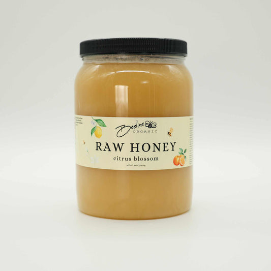 Citrus Blossom Raw Honey Jar 64oz.