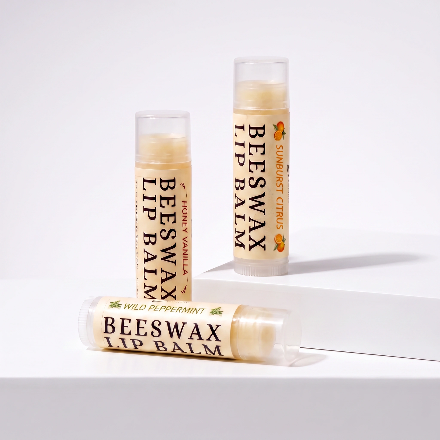 Beeswax Lip Balm Pack of 3 | Beeline Organic