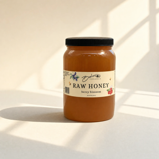 Raw Honey Jar Berry Blossom 64oz.