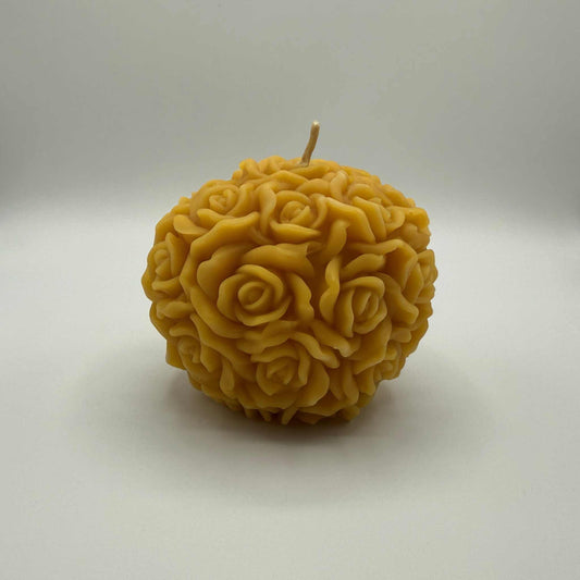 Beeswax Candle Rose Ball