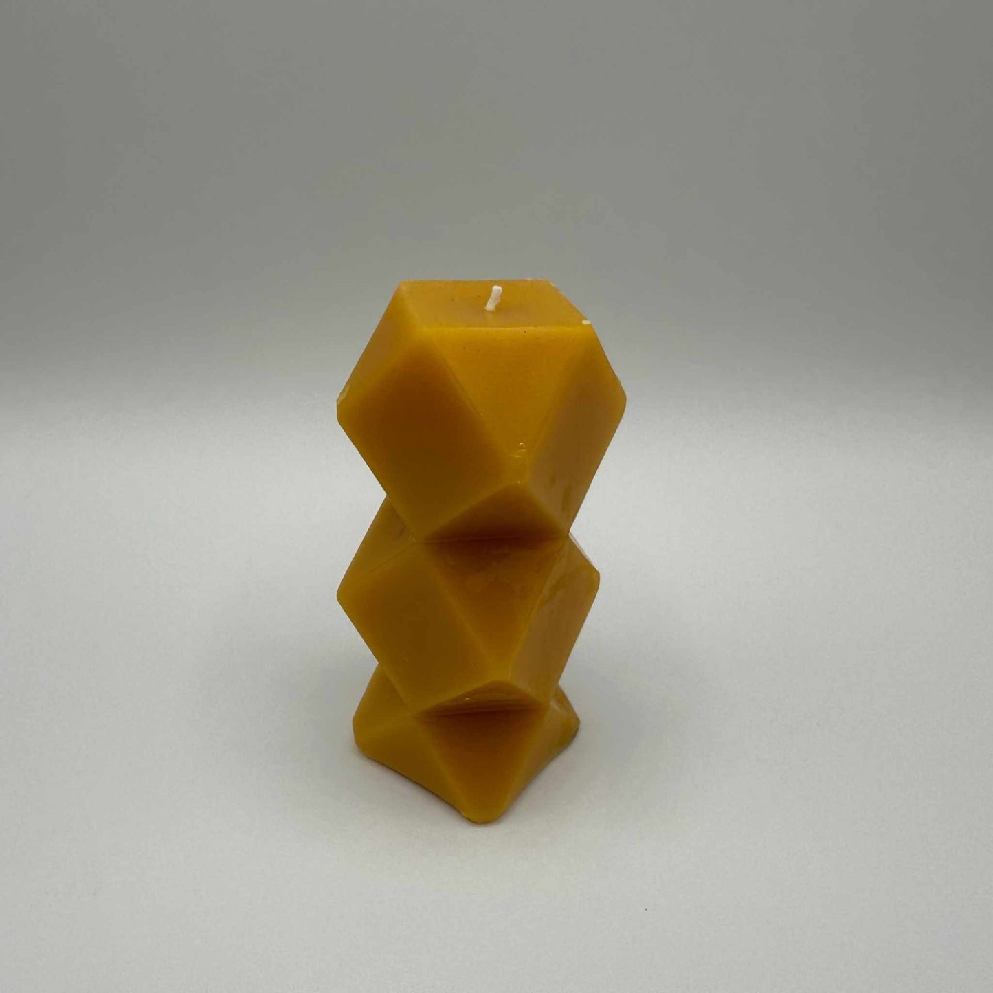 Beeswax Candle Carved