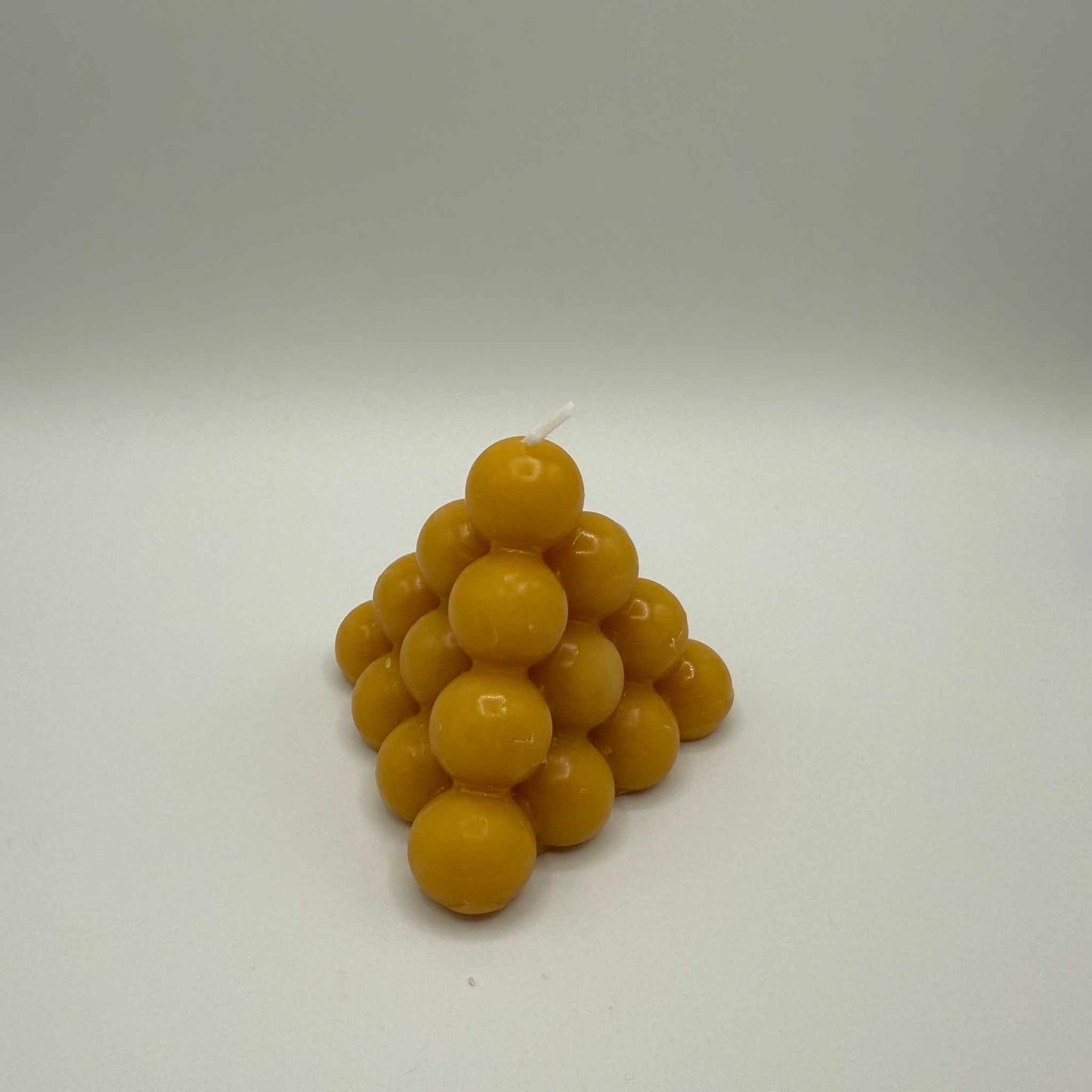 Beeswax Candle Ball Pyramid Small