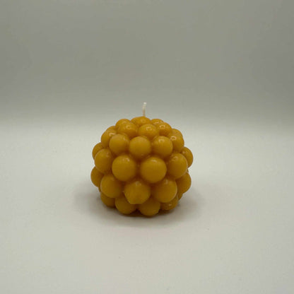 Beeswax Candle Poppy Sphere