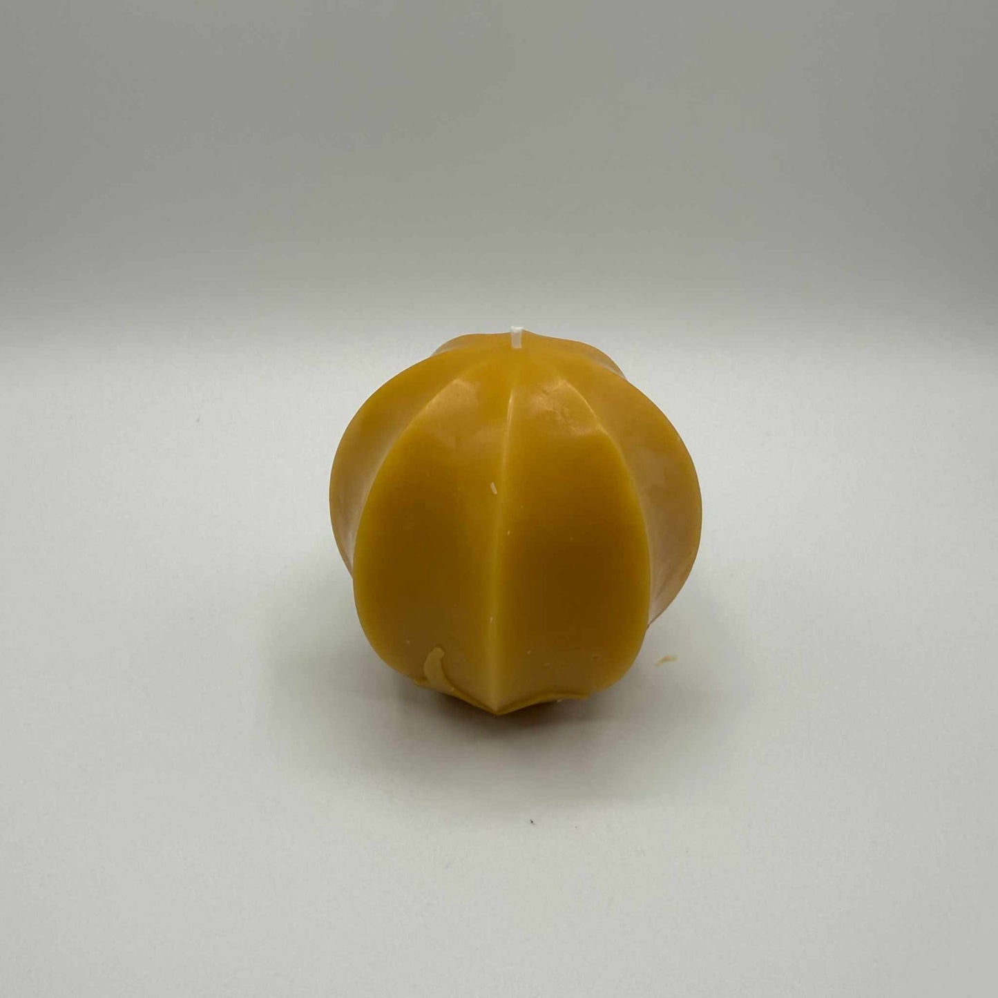 Beeswax Candle Carved Sphere