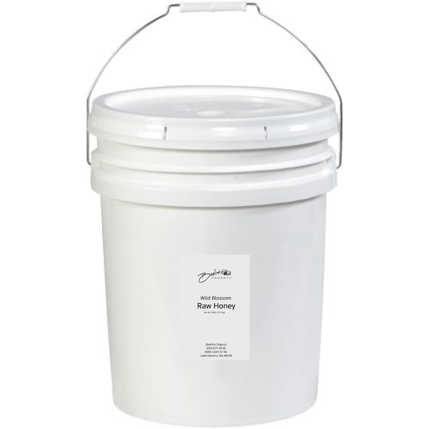 Wild Blossom Raw Honey 5 Gallon Bucket