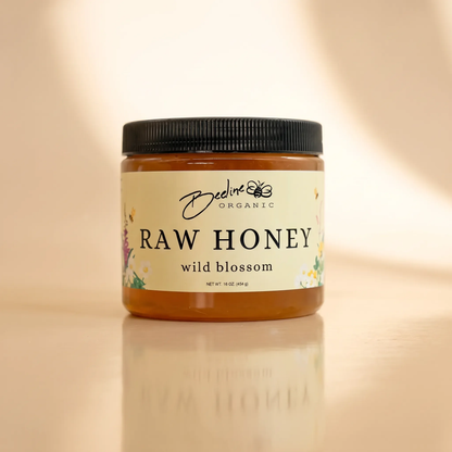 Beeline Organic wild blossom honey 16oz — single origin unfiltered fireweed blackberry lavender honey Granite Falls WA