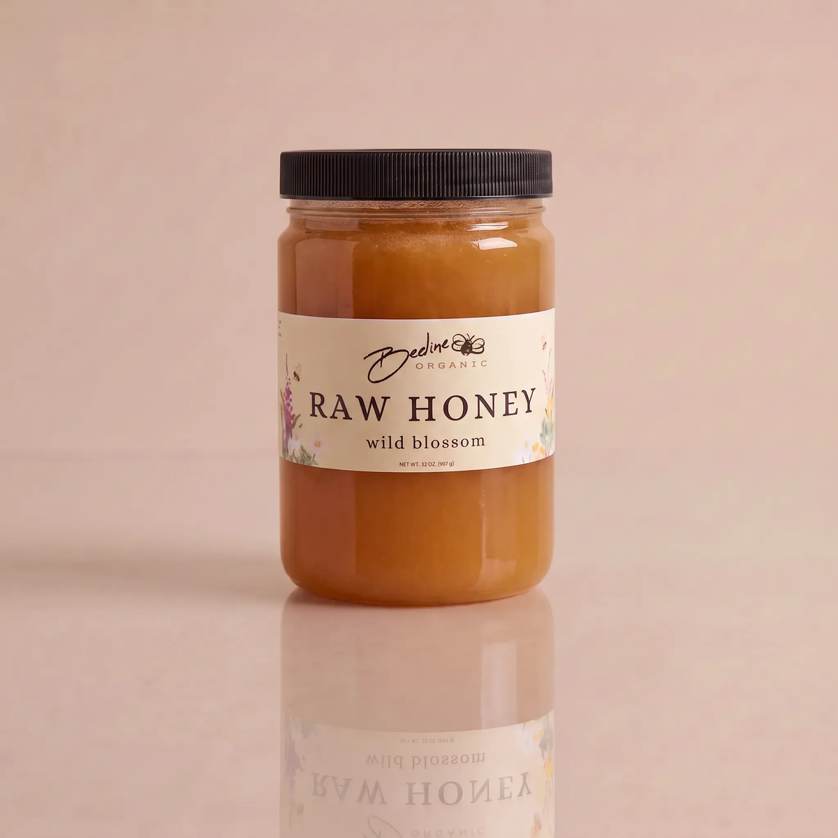 Beeline Organic wild blossom honey 32oz — bulk unfiltered multi-floral wildflower honey from Granite Falls WA