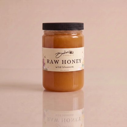 Beeline Organic wild blossom honey 32oz — bulk unfiltered multi-floral wildflower honey from Granite Falls WA