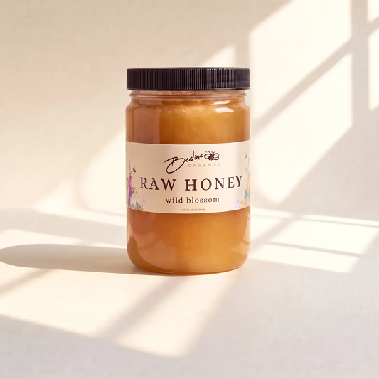 Raw Wild Blossom Honey (32oz) | Beeline Organic