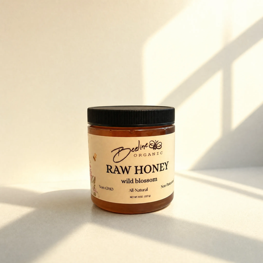 Raw Wild Blossom Honey (8oz) | Beeline Organic