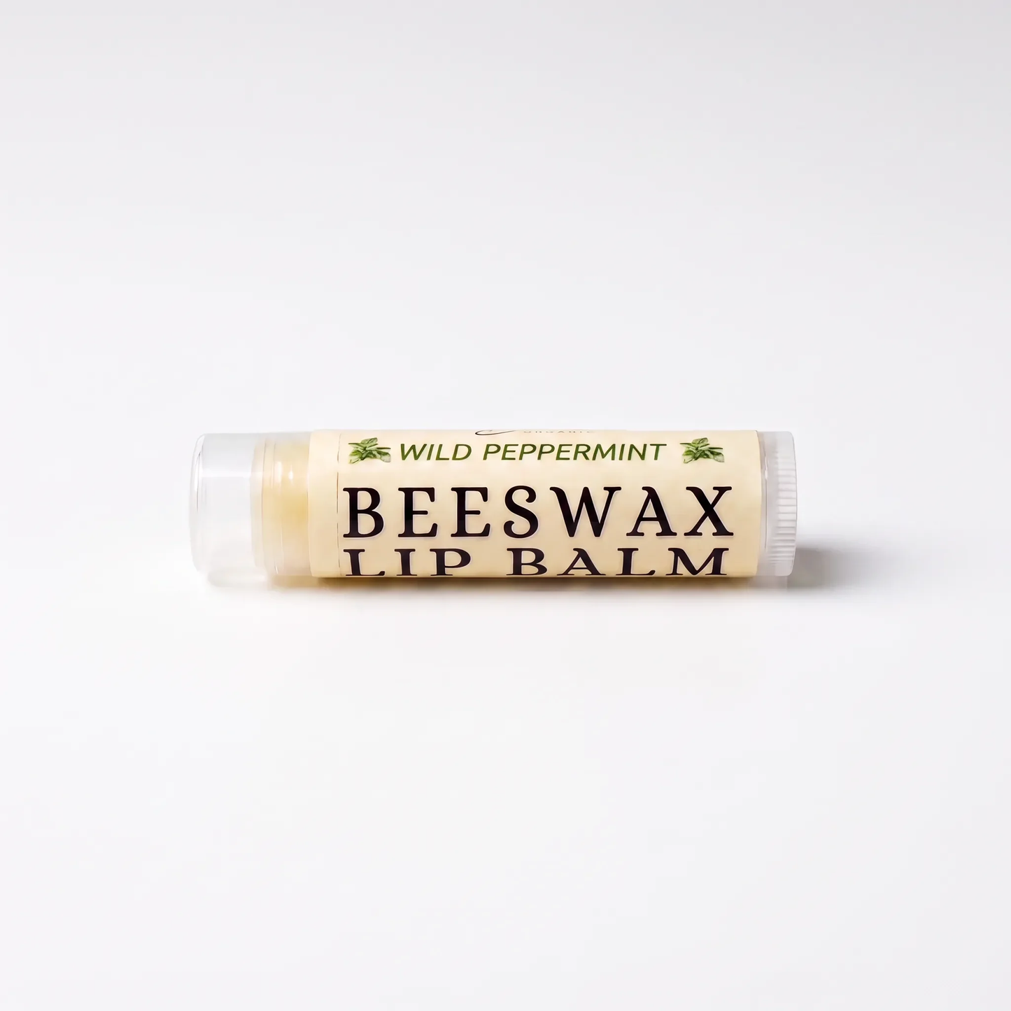 Handmade Peppermint Beeswax Lip Balm | Honey Infused | Beeline Organic