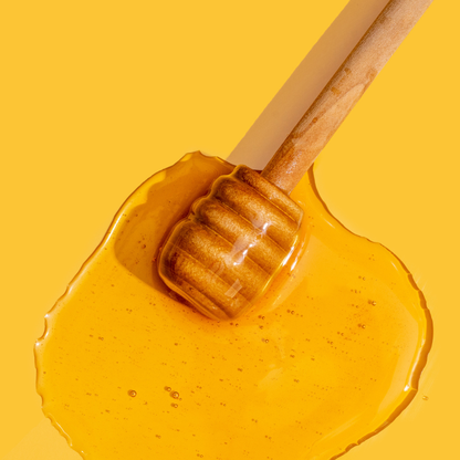 Wooden honey dipper stick gift set — natural wood honey accessory pairs with Beeline Organic honey jars